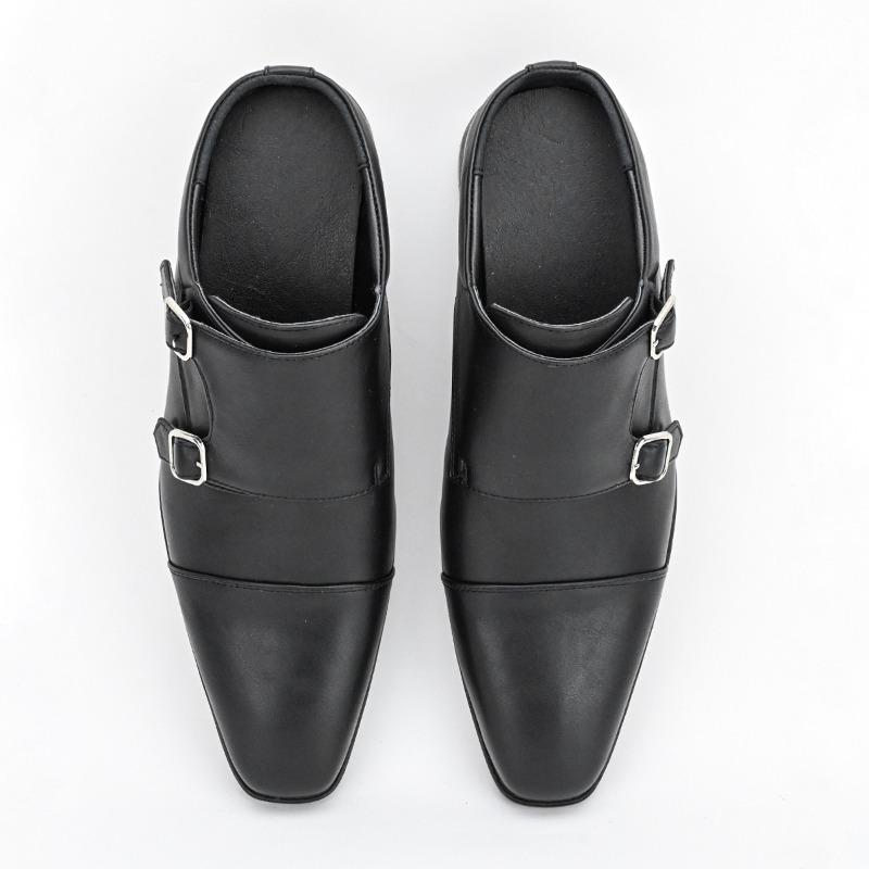 Fashion Designer Formal Slip on Men Dress Shoes New Classic Leather Oxfords for Wedding Party Business Flat Shoes Men's Loafers