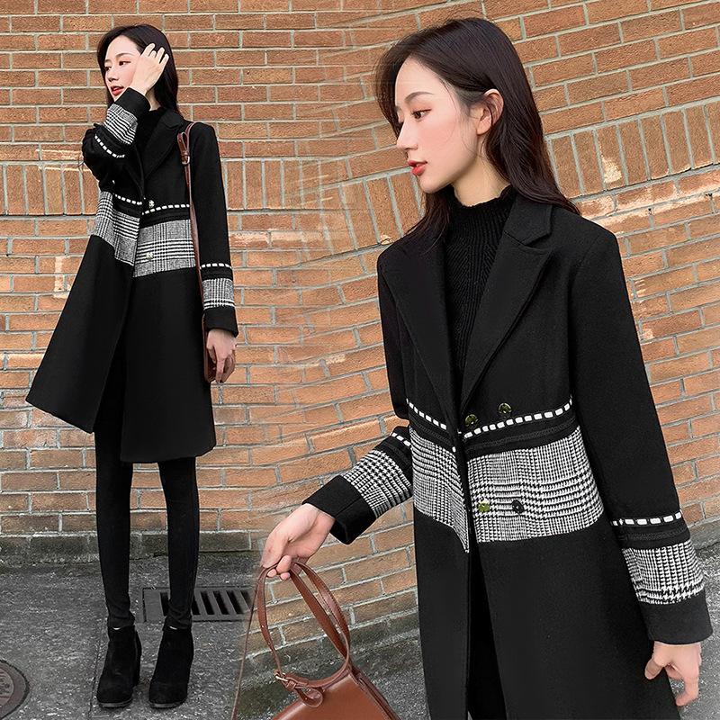 Más tamaño de oficina señora trench abrigo para las mujeres cortavientos  primavera otoño largo abrigo cortavientos comprar a buen precio — entrega  gratuita, reseñas reales con fotos — Joom