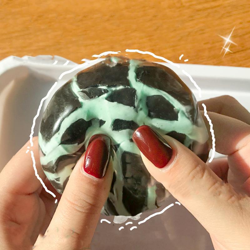 Mint Creative Black Balls Click Crisp Ball Pinch Squeeze Crush Will Make Sound Stress Easing Toy Children Decompression Vent Toy
