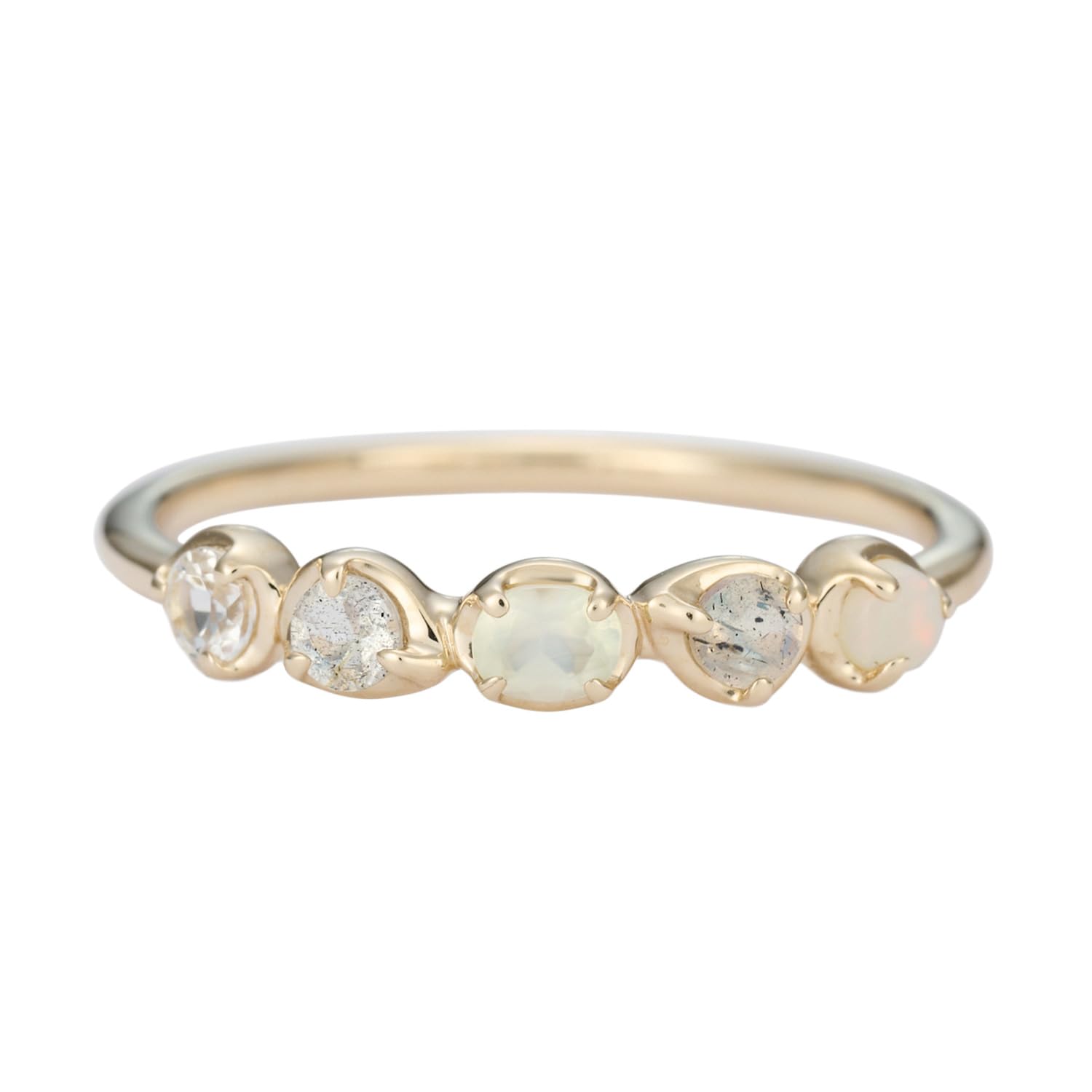

K5 ring 1024311132108015 [Agate] multi-stone білий