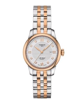 Relógio Tissot Le Locle Automático Edição Especial Feminino, Mostrador Prata, Pulseira, T0062072203600 [Importação Oficial]