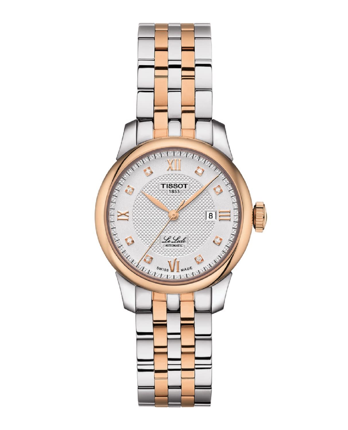 

Жіночий годинник Tissot Le Locle Automatic Special Edition, сріблястий циферблат, браслет, T0062072203600 [Офіційний імпорт]