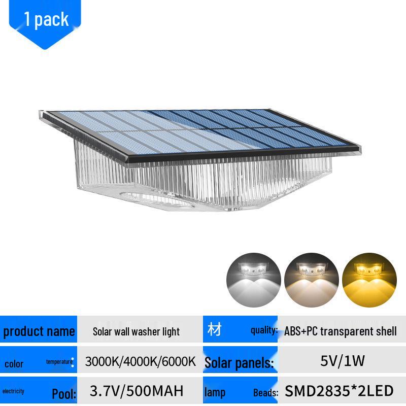 

Красочный солнечный настенный светильник: Водонепроницаемый уличный садовый и дворовый атмосферный светильник