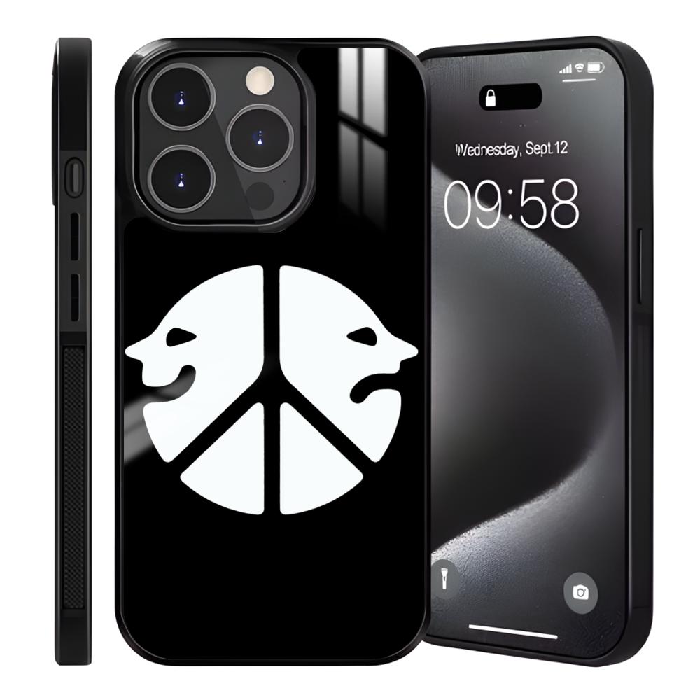 For Peace no War Phone Case For iPhone 16 15 14 13 12 11 Pro Max Plus Mini Magnetic Magsafe Wireless Charging Cover