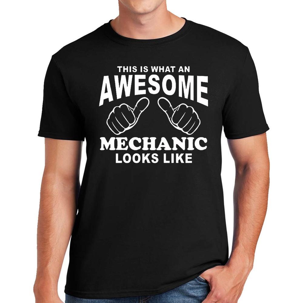

Awesome Mechanic T Shirt Mens Gift Funny Mechanics Present Tee Top 2XL