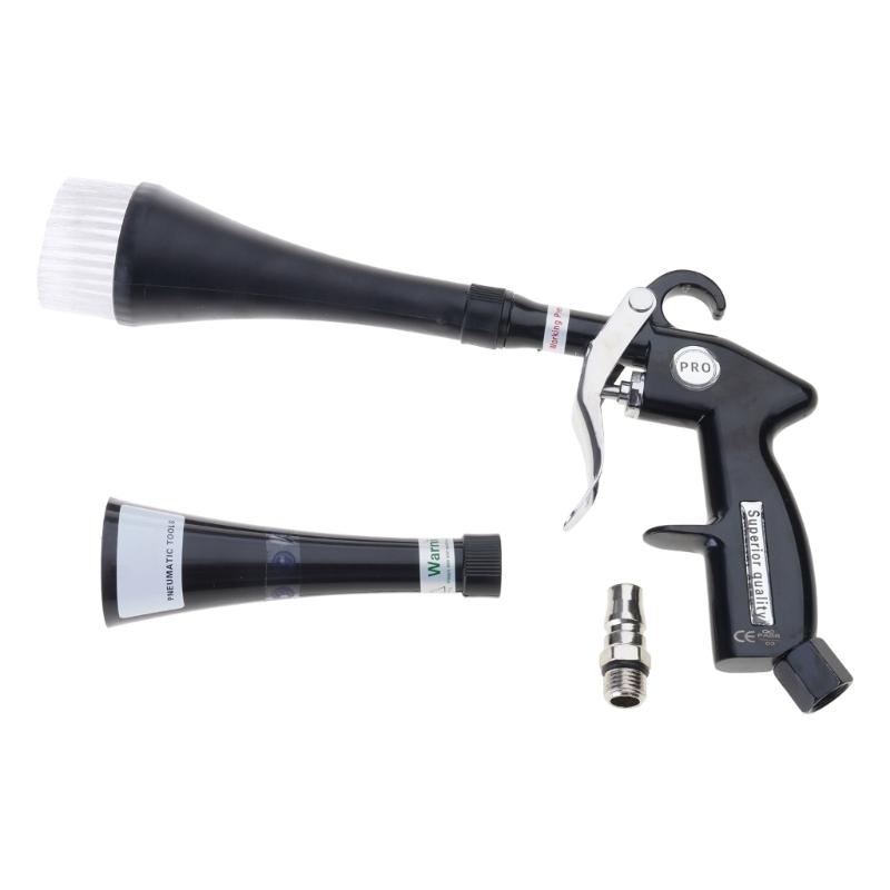 Dry Cleaning Tool Car Interior Dryer Air Blower Automotive Cleaning Air Nozzle Blower Quickly Blasts Dirt & Dust