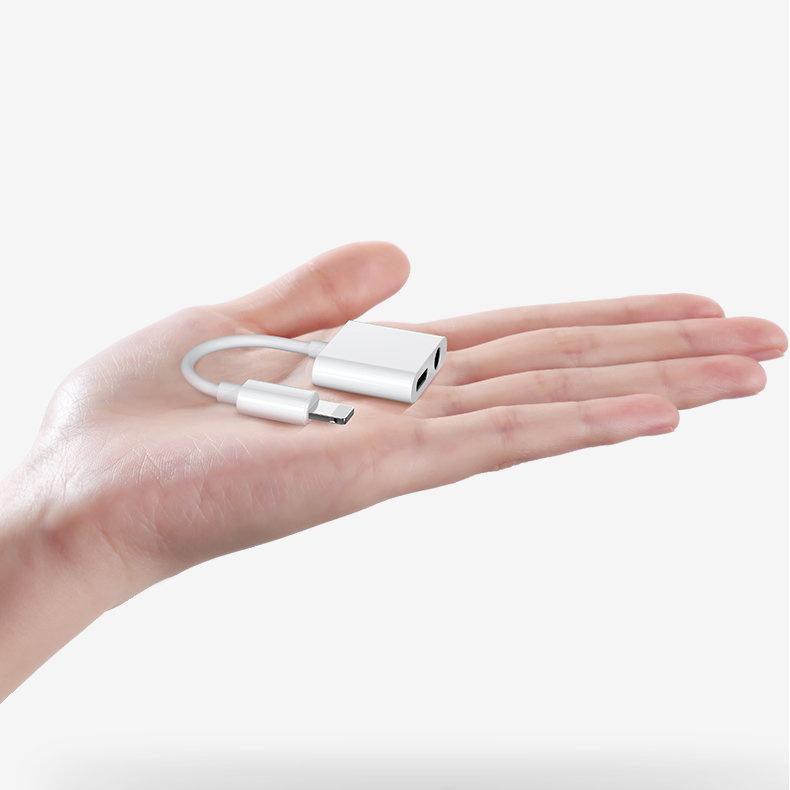 Joyroom Lightning to 3.5mm Audio Adapter for Apple Devices - White