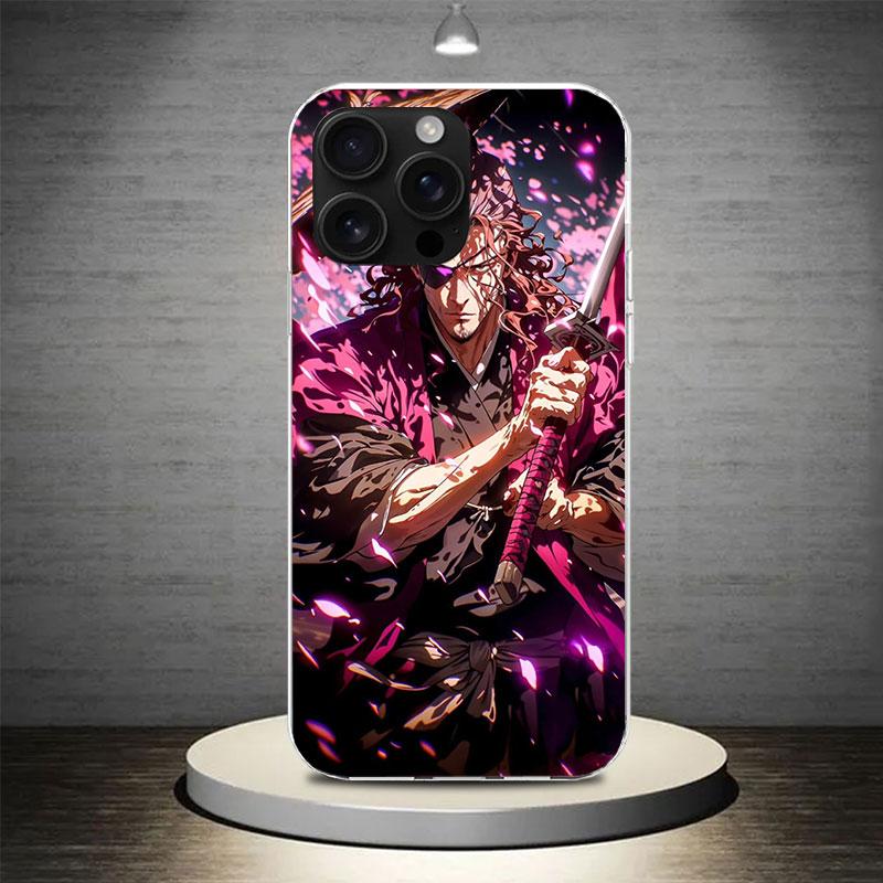 Bleach Kyoraku Shunsui Phone Case Cover For iPhone 17 Air 16E 16 15 14 Plus 13 Mini 12 Pro Max 11 7 SE 8 Soft Pattern Coque Fund