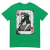 Vintage Jesus Christ King Of Hearts Christian Playing Card Tshirt