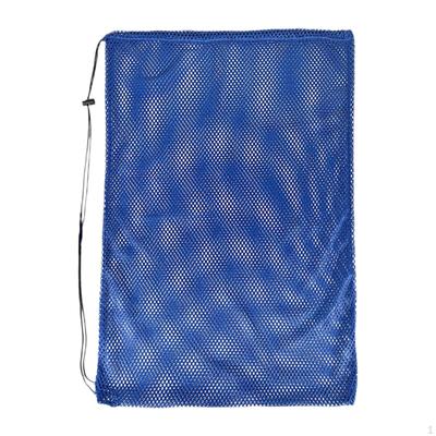 Athletic Gear Storage Bag Mesh Design Drawstring Backpack for Beach And Gym Use