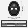 2/4 Pezzi Copri Serratura Porta in Silicone per Auto Accessori Emblema Auto per Nissan Qashqai Nismo X-Trail T32 T31 J10 J11 Juke Altima Note