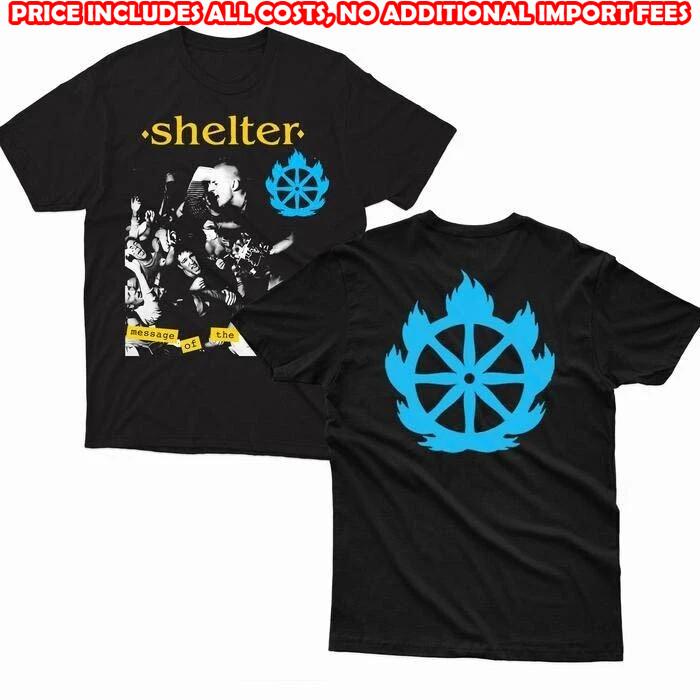 

Shelter Band Lyrics Message Album 2sides S to 5XL SE405 Unisex T-Shirt XXXXL