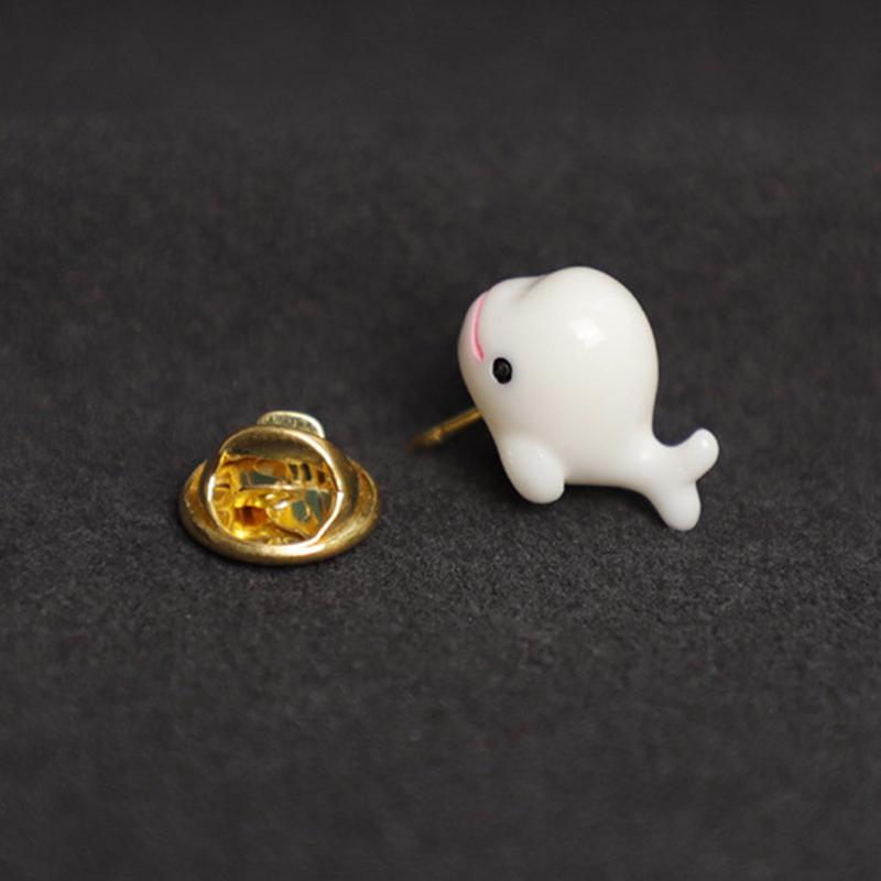 

Cute Cartoon Whale Bunny Brooch 3D Animal Badge Lapel Pin Clothes Collar Brooch Backpack Charm Lovely Jewelry Festival Gifts