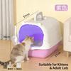 XL Anti-Splatter Portable Cat Litter Box with Fully Enclosed Design Kitten Deodorizing Disinfecting Handle In Stock for Wholesa