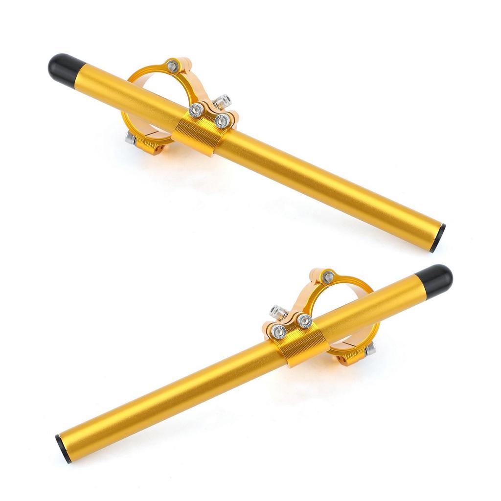 Universal Adjustable Rotatable CNC Billet Clip Ons Fork Tube Handlebar Kit 37mm