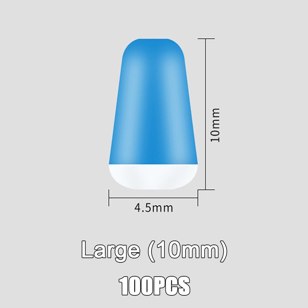

100 шт./лот Морской карп Нахлыстовая рыбалка Резиновый овальный стопор Многоразовый рыболовный поплавок Large (10mm)