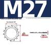 304 Stainless Steel Multi-Tooth Anti-Slip Lock Washer with Internal/External Teeth
