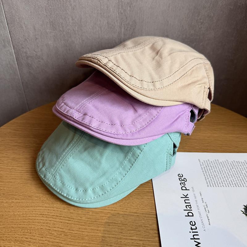 Retro Vintage Cap With Breathable Cotton Fabric For Spring And Summer