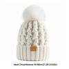 Thicken Knit Beanie Hat Twist Knitting Slouchy Warm Cap Warm Women Winter Hat  Outdoors