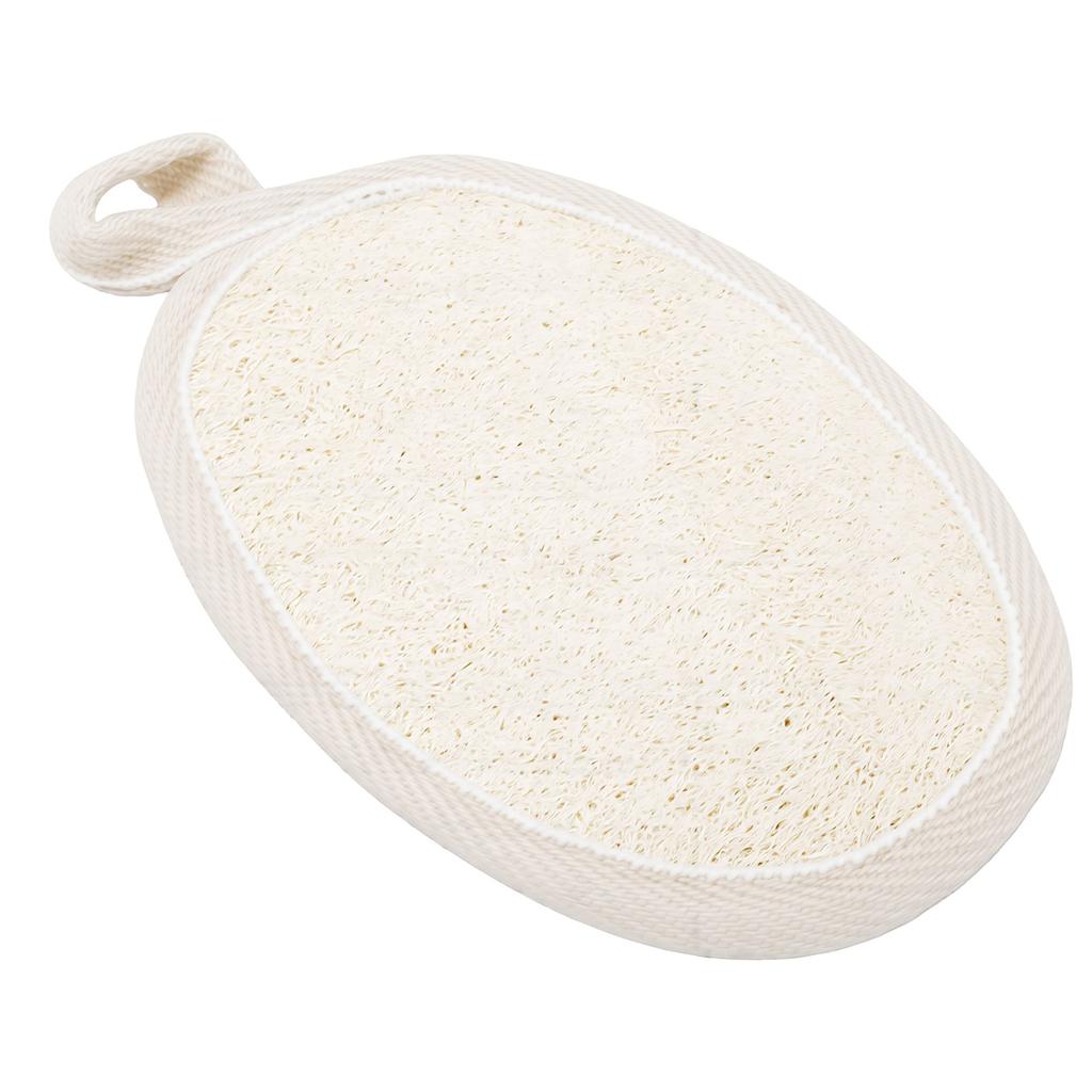 Loofah Sponge Soft Elastic Loofah Sponge Exfoliating Body Scrubber for Bath Shower Body Beige
