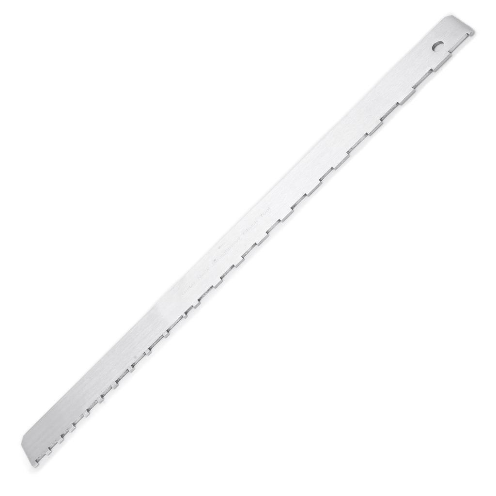 Guitar Neck Notched Ruler Aluminum Music Instrument Accessories for Electric Folk BassM02833
