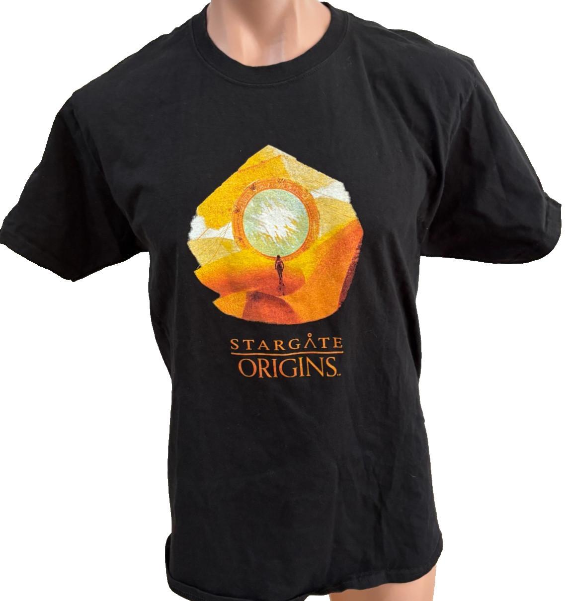 Vtg Stargate Origins Black Short Sleeve T mens Hanes L Large Unisex T-Shirt XXXXL
