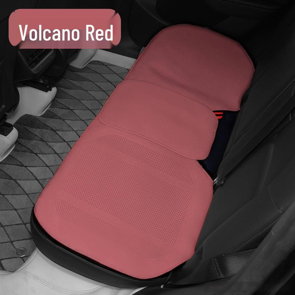 Breathable Suede Velvet Car Seat Cushion for Driver - Perforated, All-Season Cover