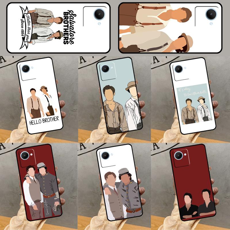 Salvatore Brothers 1864 Damon Stefan Case For Realme 14 12 10 11 13 Pro Plus GT 6 6T 5 GT7 Pro C61 C55 C51 C21Y C25S C67 C75 C53