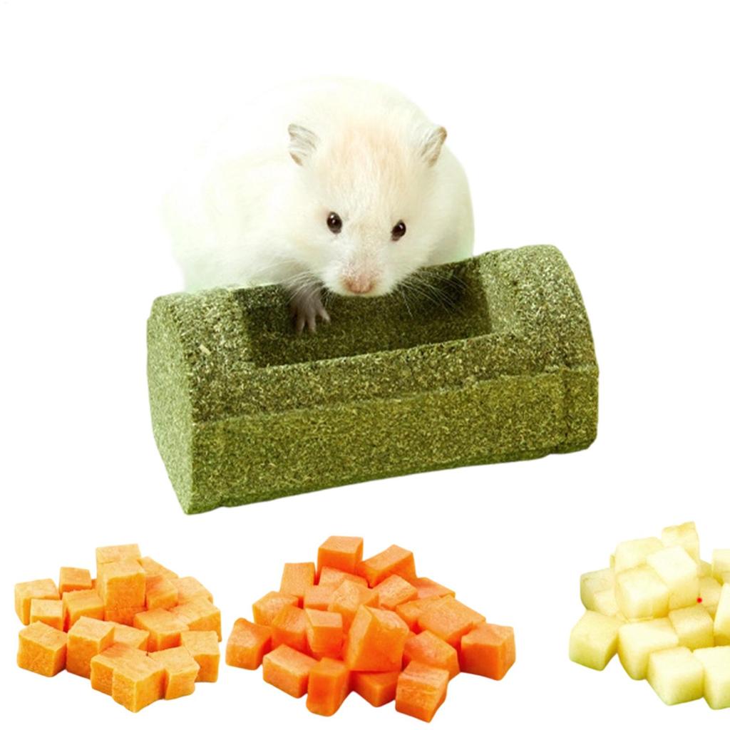 Hamster Chew Toys Small Animal Feeding Dish Natural Chinchilla Chew Toys For Enrichment Play Hamster Chinchilla Bunny Cage