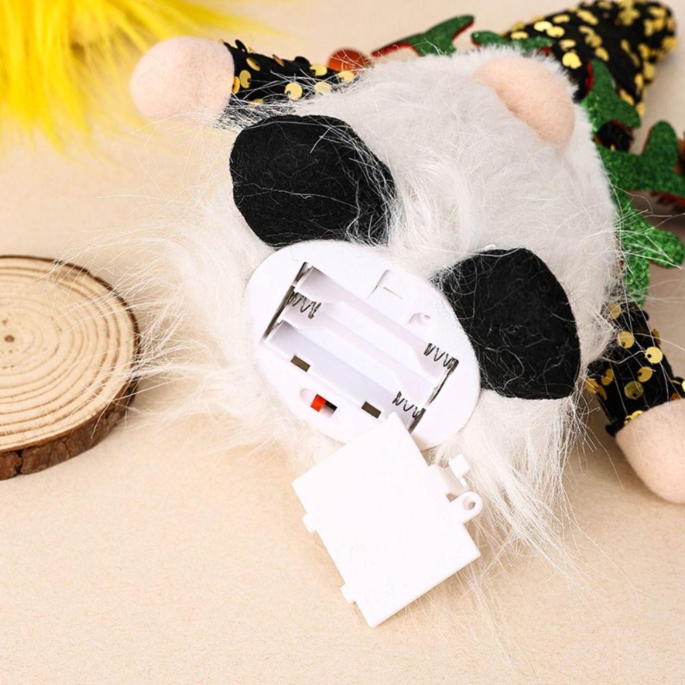 Cute Christmas Luminous Gnomes Doll Plush Christmas Gnomes Toys  Xmas Home Decor