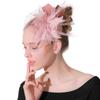 Europe And The United States New Feather Hairpin Bridal Hair Accessories Banquet Party Performance Hemp Hat Ball Headdress