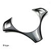 1 PCS Car Steering Wheel Trim For BMW 3 Series E90 E91 E92 E93 2005-2012 Car Steering Wheel Cover Decoration Frame Carbon Fiber