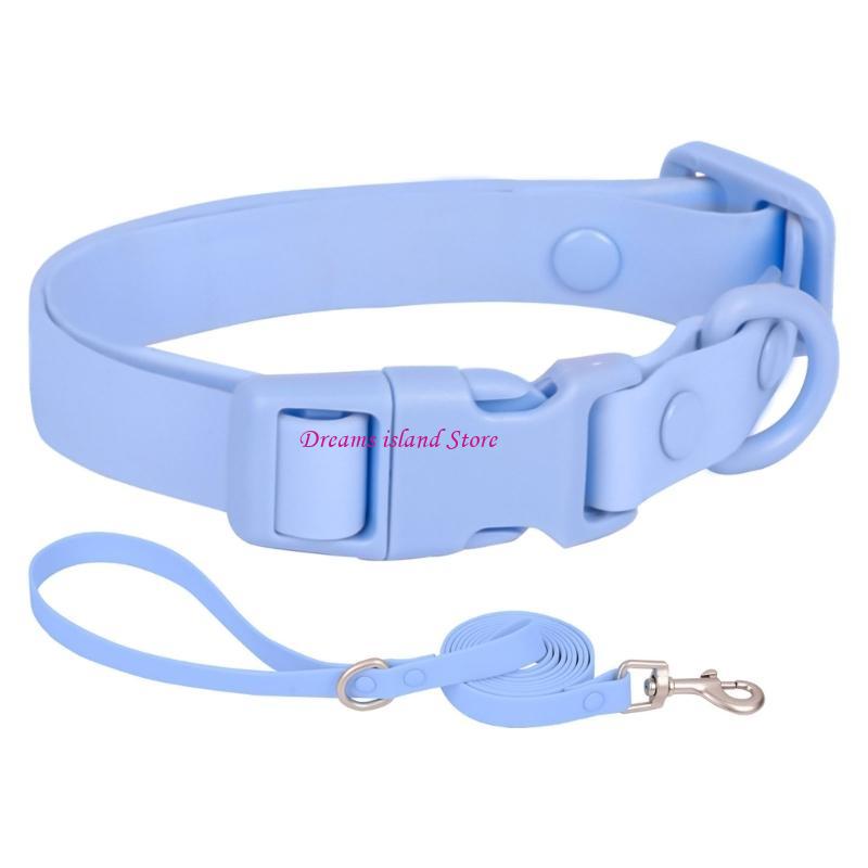 Anti-Escape Dogs Collar Macaron Color Adjustable Dog Training Collar for Walking HX6C