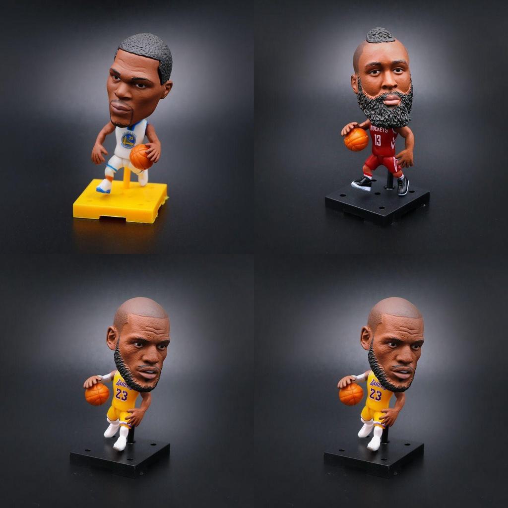 Nba Kobe James Curry Figures Toys Handmade Pvc Creative Home Decoration
