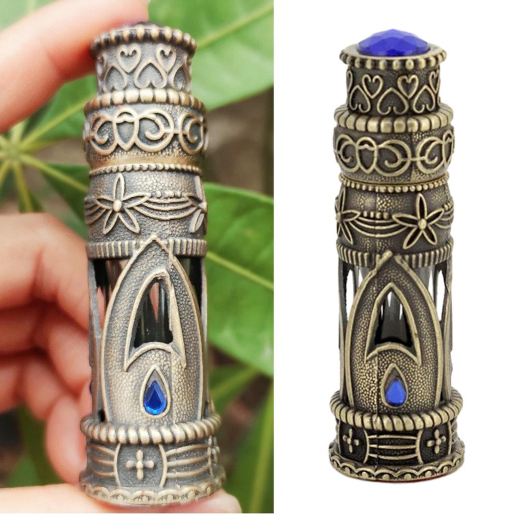 Exquisiter Vintage Glasdispenser Leere Tropfflasche für Frauen Kompakt und Leicht