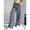 2024 Cross-border Teen Camouflage Elastic Drawstring Wide-Leg Pants