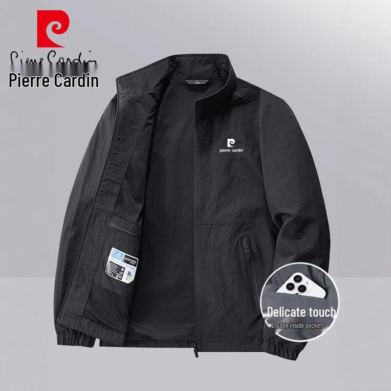 Pierre Cardin Men's Stand Collar Casual Jacket