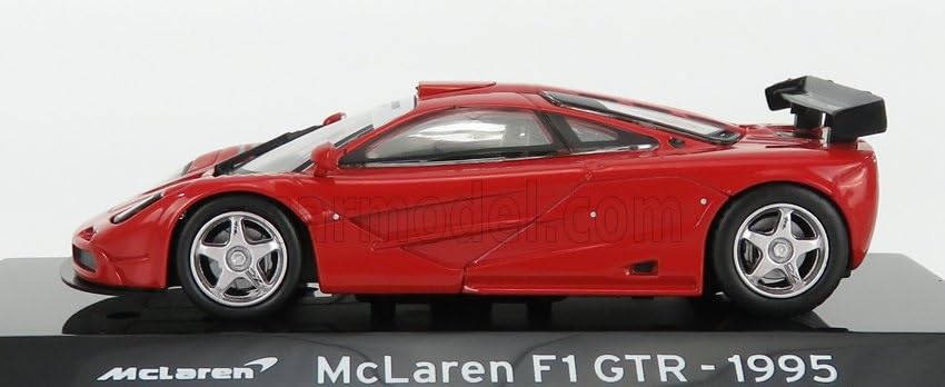 Altaya 1/43 Scale Model Car McLaren F1 GTR 1995 Prototype, Red, ABSUP030