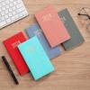 2024 Plan Book A6 English Agenda Book Leather Day Planner Notebook 365 Days Time Management Notepad