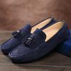 Mode Frühling Neue Mode Quasten Slipper Herren Wildleder Luxus Designer Schuhe Lässig Bequem Slipper Herren Mokassin Alleskönner Slipper
