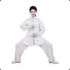 Milk Silk Tai Chi Martial Arts Clothing Unisex Set - Spring/Summer New Eight Brocades Training Uniform