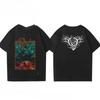 T-shirt Stampata 2026 Vintage Progressive Death Metal per Uomo e Donna Moda Opeth Band Maniche Corte Cotone Streetwear