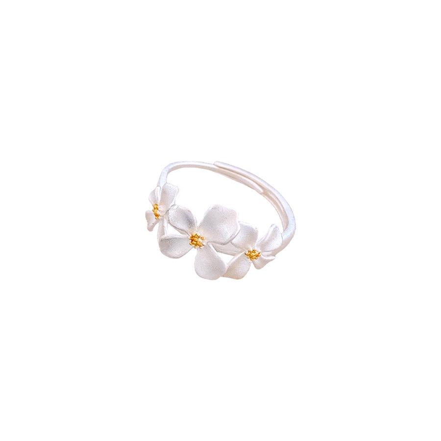 Versatile Floral Open Ring: Sweet, Stylish, High-End Jewelry for Women