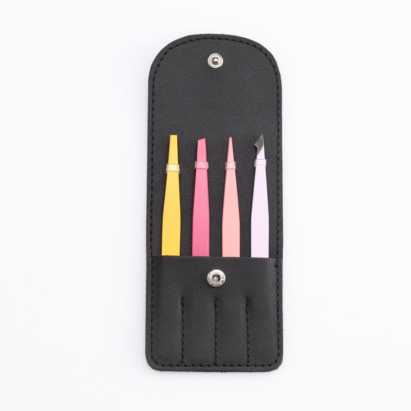 

Инструменты для красоты Пинцет для бровей Нержавеющая сталь Черный Пинцет для бровей 96 Пинцет Многоцелевой набор пинцетов для выщипывания бровей чёрный