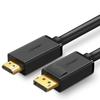 Converter Ugreen  DisplayPort - HDMI Cable Ugreen DP101 4K 3m - Black