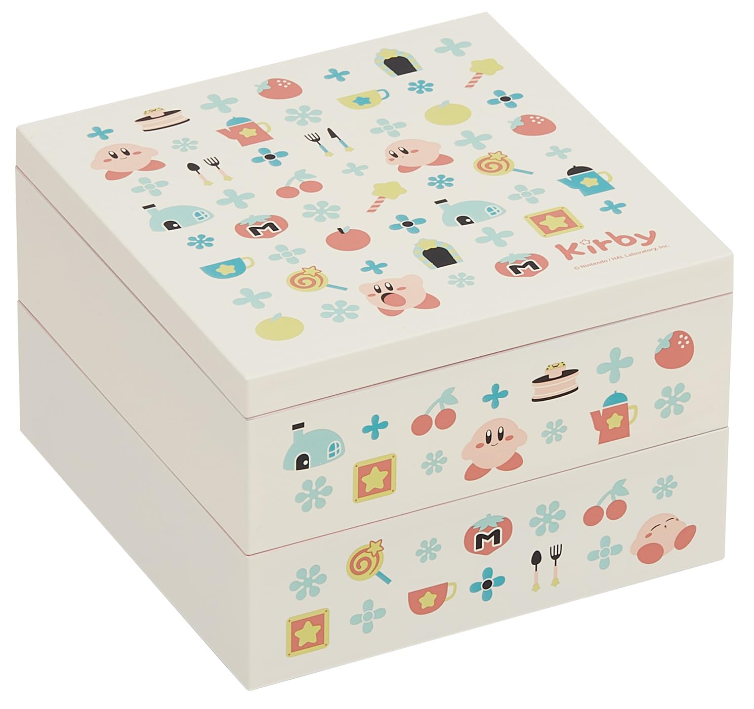 Skater Kirby Life Bento Box NLW15-A Two-Tier