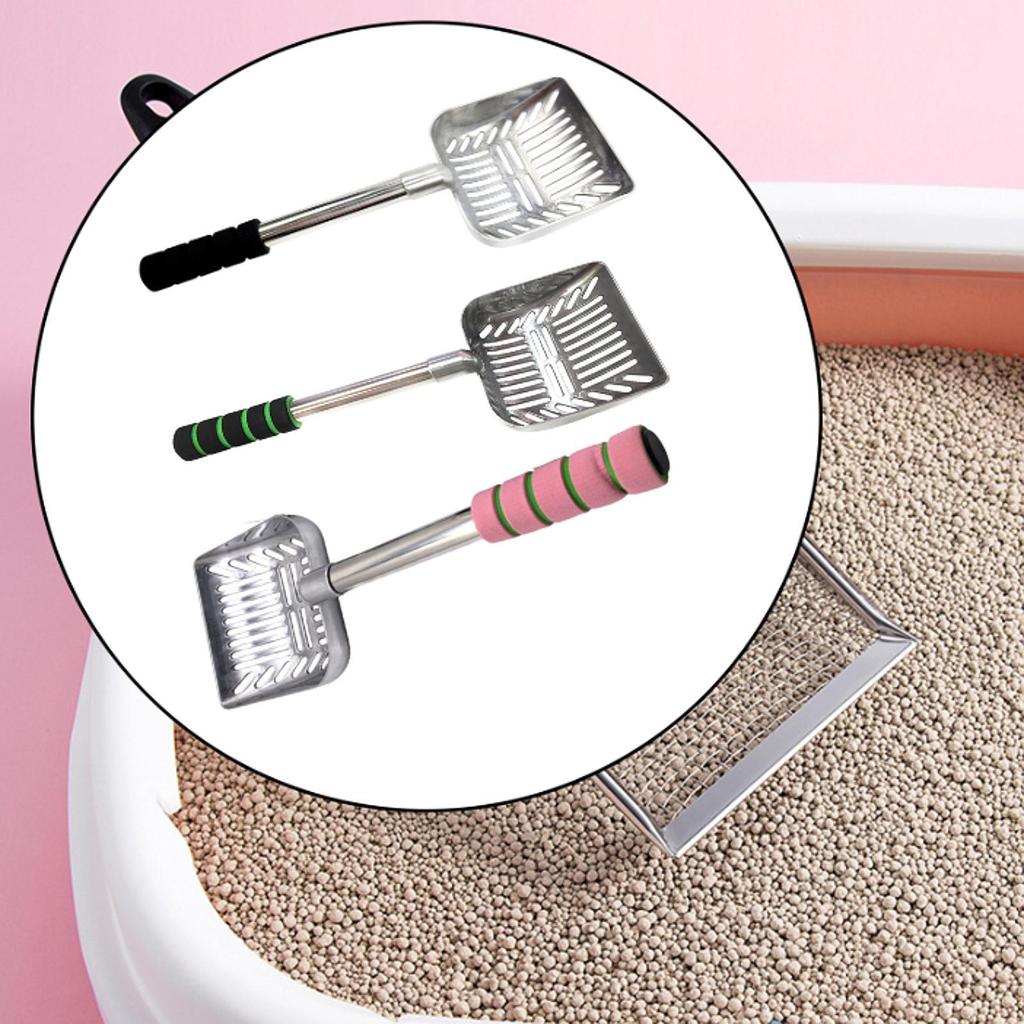 Metal Cat Litter Scoop Pet Cleaning Supplies Dog Cat Waste Lift Scoop Kitten Waste Scooper for Dogs Kitty Pet Supplies Kitten