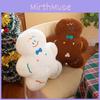 Plush Man Gingerbread Toy Stuffed Doll Christmas Decorations Cushion 45cm Gifts