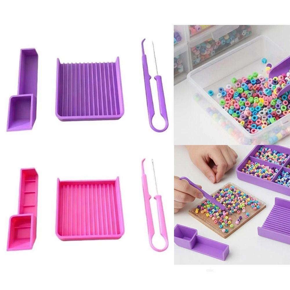 1/3PCS DIY Handmade Fuse Beads Kit 2.6mm Single-Needle Beads Handling Tool Set Beads Sorting Tools Plastic Beads