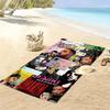 Name Custom Drake Poster Print Beach Towel, Large Soft Quick Dry Towel for Beach Camping Swimming